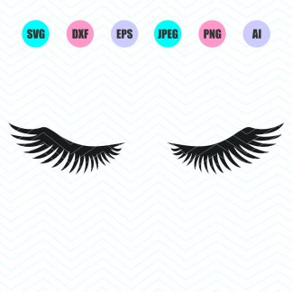 Download Eyelashes Svg Svg File Dxf File Png File Clipart Digital Cut Files Cricut Explore Silhouette Cameo Socutecraftstore