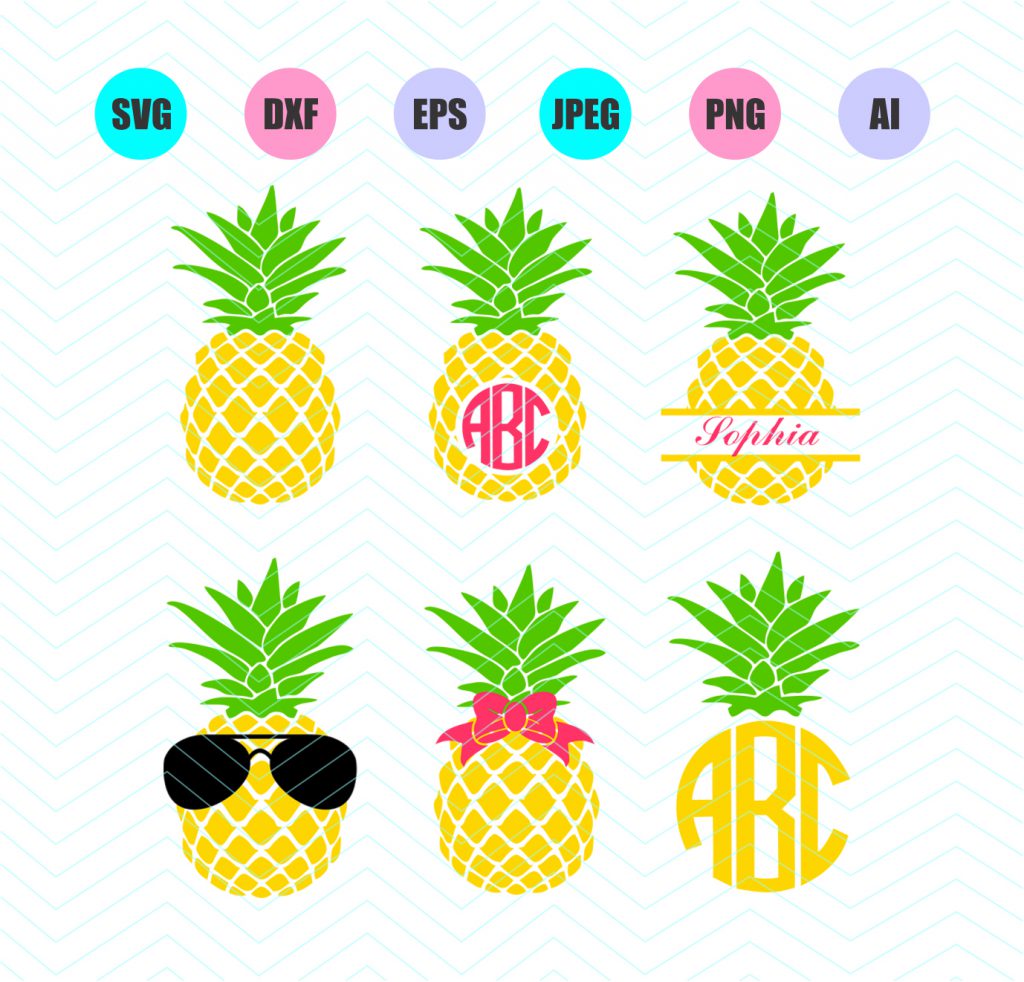 pineapple-svg-dxf-eps-png-jpg-ai-cut-vector-file-silhouette-cricut