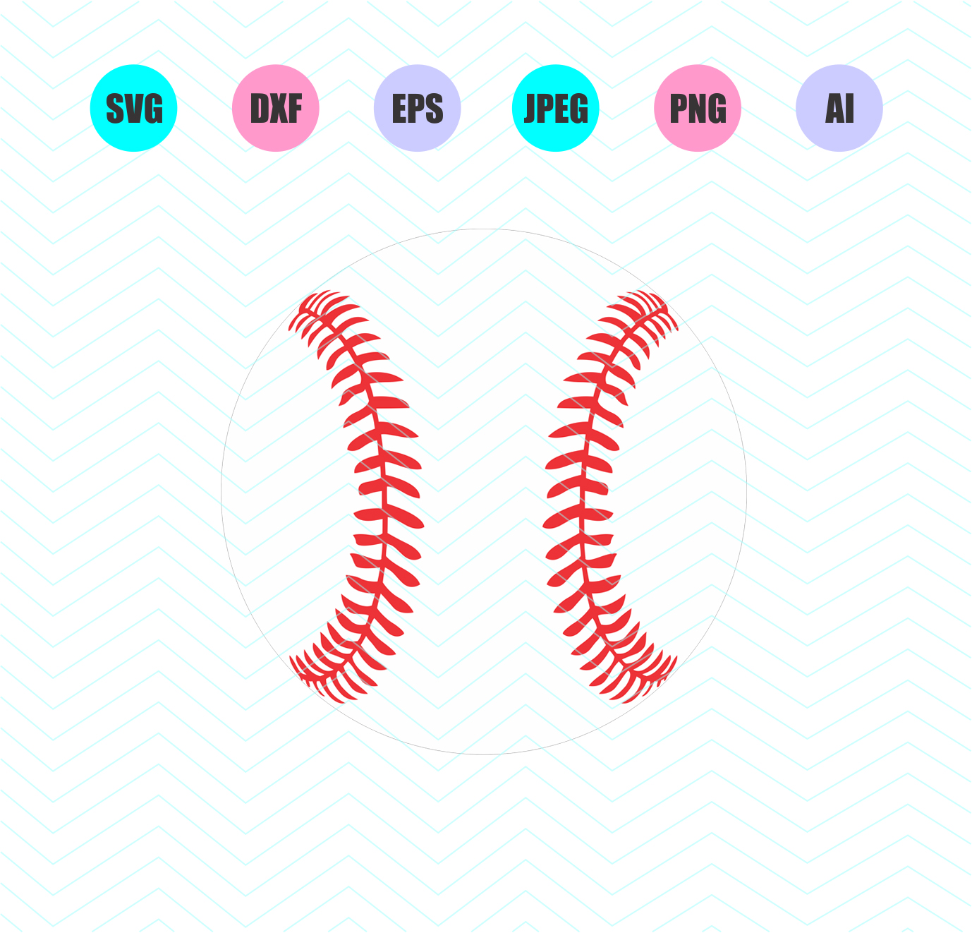 Baseball Svg Dxf Eps Png Jpg Ai Cut Vector File Silhouette ...
