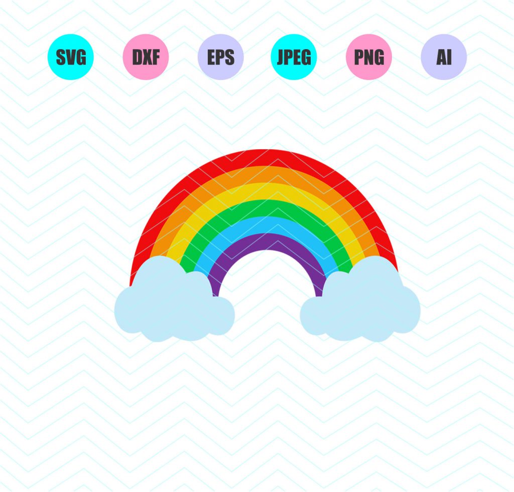 Rainbow Clip Art SVG
