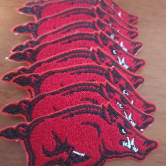Arkansas Razorbacks logo Embroidered Patch