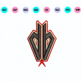 Arizona Diamondbacks Logo 3D Puff Embroidery Designs for hat size - Instant Download