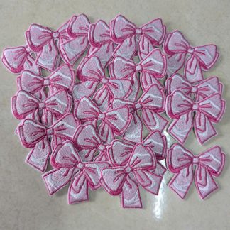 Bow Embroidered Patch