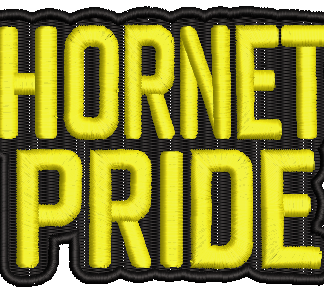 Hornet Embroidery Design for Instant Download