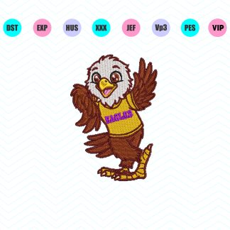 Eagles Embroidery Design for Instant Download