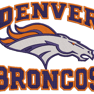 Broncos Denver Embroidery Design for Instant Download