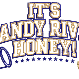 Sandy River Embroidery Design for Instant Download